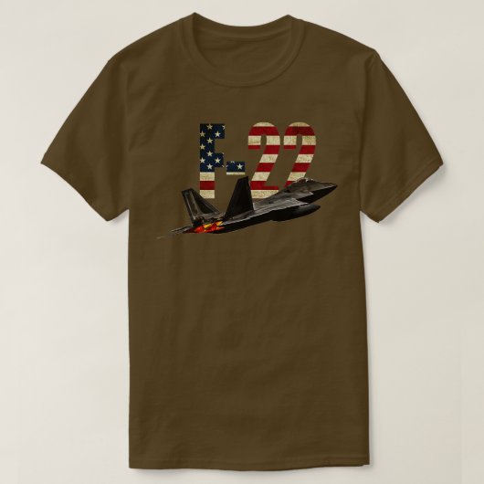 F22 Raptor Drone 1 T-Shirt (Design vorne)