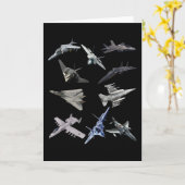 F22 Raptor F18 Hornet F4 Tomcat F35 F15 F16 F117 Karte (Gelbe Blume)