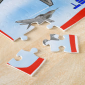 F22 Raptor Kampfflugzeug Puzzle (Seite)