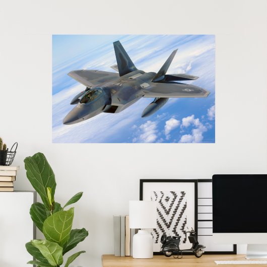 F22 Raptor Poster (Heimbüro)