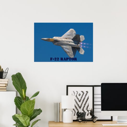 F22 RAPTOR POSTER (Heimbüro)