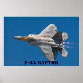 F22 RAPTOR POSTER (Vorne)