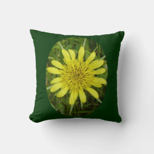 F26w Gelbe Wilde Ziegenbart-Blume Kissen