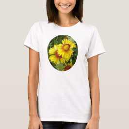 F27w Gelbe Wildblumen Gaillardia T-Shirt