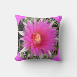 F29w Ball Cactus Blume "Escobaria vivipara" Kissen