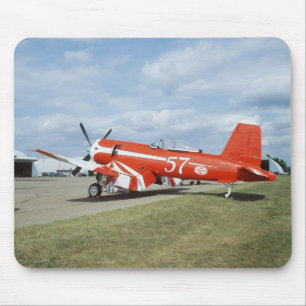F2G-1D Super Corsair Flugzeug auf der Luftshow in Mousepad