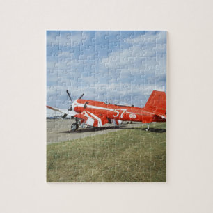 F2G-1D Super Corsair Flugzeug auf der Luftshow in Puzzle