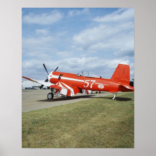 F2G-1D Super Corsair Flugzeug bei der Flugmesse in Poster (Vorne)