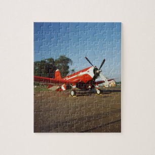 F2G-1D Superseeräuberflugzeug an einer Flugschau Puzzle