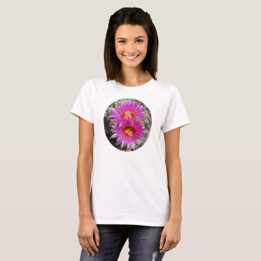F30w Ball Cactus "Escobaria vivipara" T-Shirt (Vorne ganz)