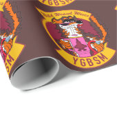 F35 Wild Weasel Ehefrauen Geschenkpapier (Rolleneckpunkt)