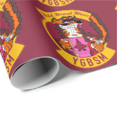 F35 Wild Weasel Ehefrauen Geschenkpapier (Rolleneckpunkt)