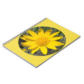 F36wma Gelbe Wildblumen Nezezee Notizblock (Linke Seite)