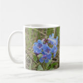 F3 Blaue Wildblumen schlanker Blauzungenkraut Kaffeetasse (Links)