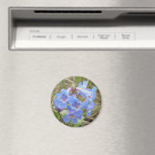 F3 Blaue Wildblumen schlanker Blauzungenkraut Magnet (In Situ (Geschirrspüler))