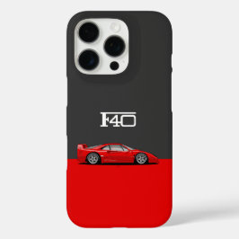F40 Classic holy trinity car iPhone 16 Pro Hülle