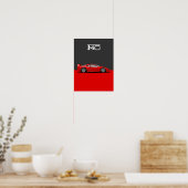 F40 Klassischer Dreifaltigkeitswagen Poster (Küche)
