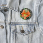 F40 Orange Wilde Blumen Scharlach-Malve Button (Beispiel)