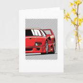 F40 Racing Karte (Gelbe Blume)