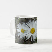 F42 Weiße Wildblumen glatter Aster Kaffeetasse (Vorderseite Links)