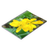 F44 Gelbe Wildblume WildSenf Notizblock (Linke Seite)