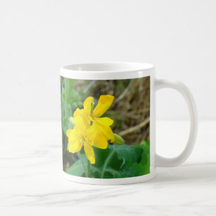 F44 Gelbe Wildblumen WildSenf Kaffeetasse