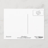 F44 Gelbe Wildblumen WildSenf Postkarte (Rückseite)