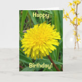 F45 Dandelion "Taraxacum officinale" Karte (Gelbe Blume)
