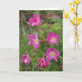F46 Wilde Rose Karte (Gelbe Blume)