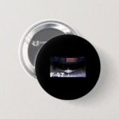 F47 Fighter Jet F-47 Jet Fighter Aircraft Button (Vorne & Hinten)