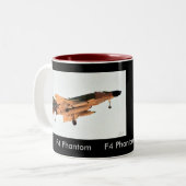 F4 Cockpit, F4 Phantom, F4 Phantom     F4 Phant… Zweifarbige Tasse (Vorderseite Links)