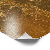 *~* F4 Elegante Blume Gold Vintag 14 Fotodruck (Ecke)