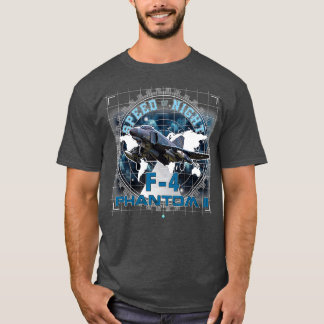 F4 Phantom Jet Vintage Maschine Veteran Pilot T-Shirt