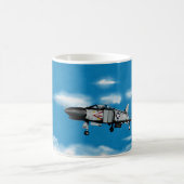 F4 Phantom Navy Jet Fighter Kaffeetasse (Mittel)