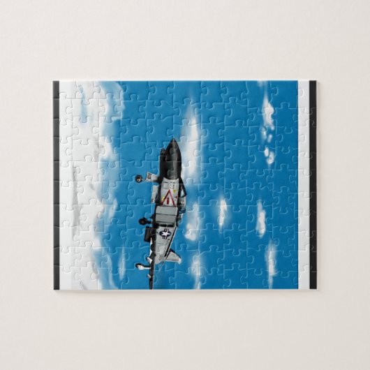 F4 Phantom Navy Jet Fighter Puzzle (Horizontal)