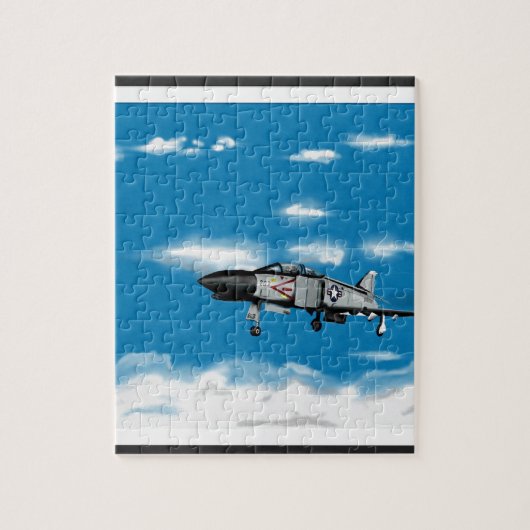 F4 Phantom Navy Jet Fighter Puzzle (Vertikal)