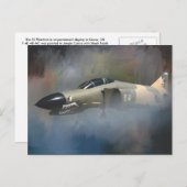 F4 Phantom-Postkarte 2 Postkarte (Vorne/Hinten)