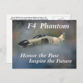 F4 Phantom-Postkarte Postkarte (Vorne/Hinten)