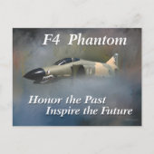 F4 Phantom-Postkarte Postkarte (Vorderseite)
