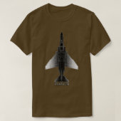 F4 Phantom Supersonic Jet  T-Shirt (Design vorne)