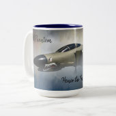 F4 PhantomTasse v2 Zweifarbige Tasse (Vorderseite Links)