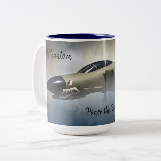 F4 PhantomTasse v2 Zweifarbige Tasse (Vorderseite Links)