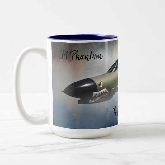 F4 PhantomTasse v2 Zweifarbige Tasse (Links)