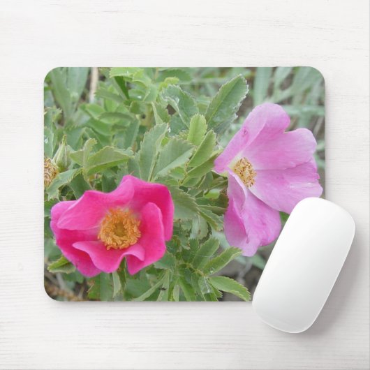 F4 Wilde Rose Mousepad (Mit Mouse)