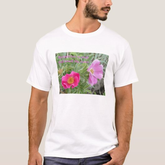F4 Wilde Rose T-Shirt (Vorderseite)