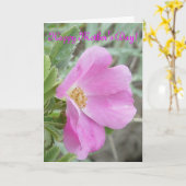 F4b Wilde Rose Karte (Gelbe Blume)
