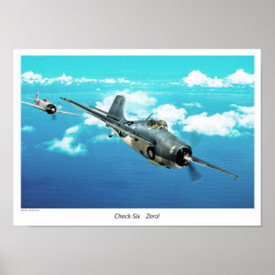 F4F Wildcat"Karo sechs.Null" Poster