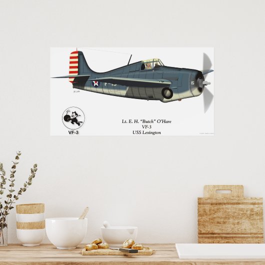 F4F Wildcat (O'Hare) Poster (Küche)
