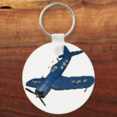 F4U4 CORSAIR IN EINEM TAB SCHLÜSSELANHÄNGER (Vorderseite)