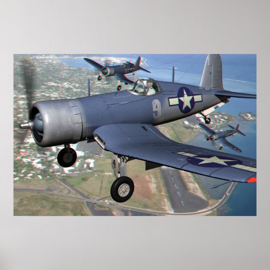 F4U 3D-Anaglyph Poster (Vorne)